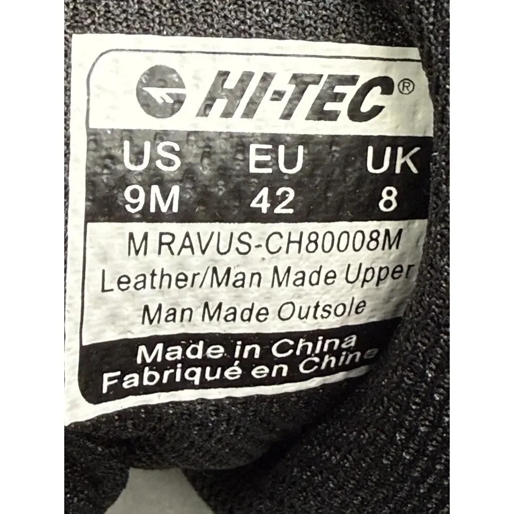 Hi-Tec Men's Ravus Mid Waterproof Lightweight Suede Leather Hiking Size 9